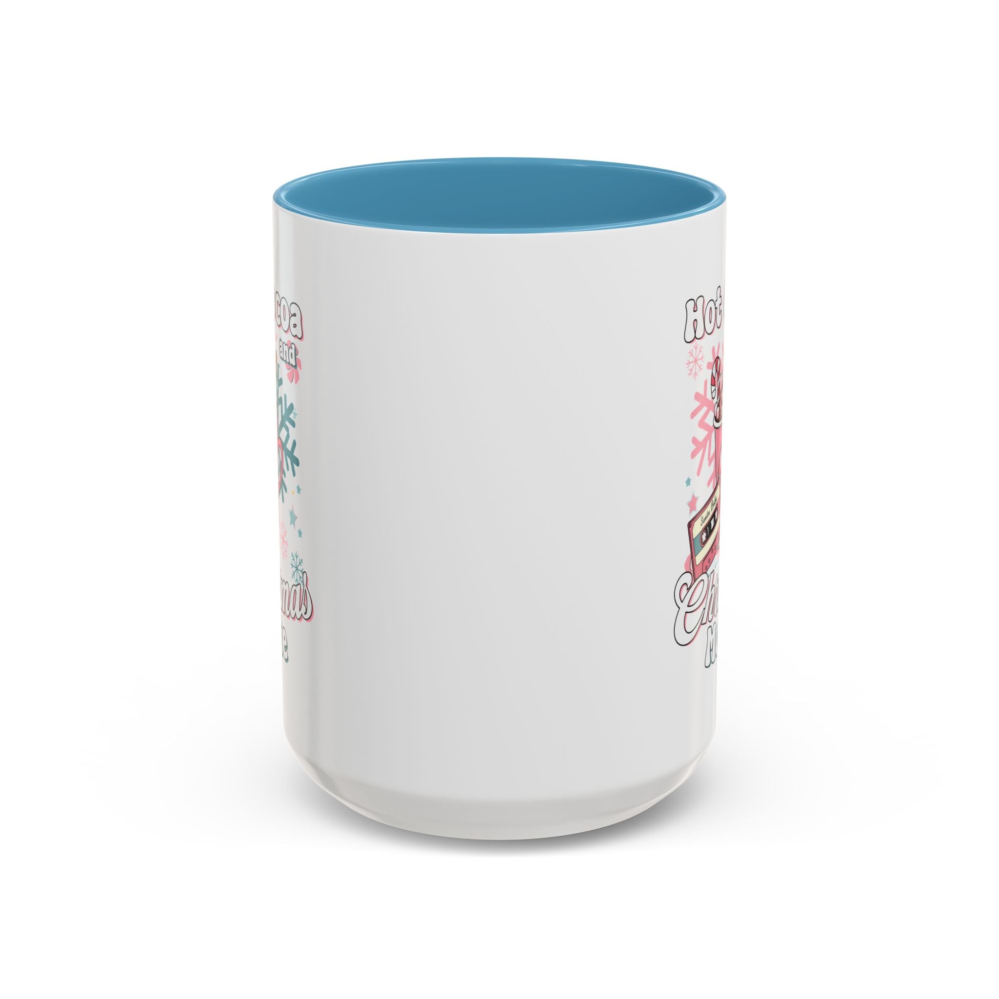 Hot Cocoa & Christmas Movie Mug, Cozy Holiday Cup, Winter Gift, Festive Beverage Container, Cute Coffee Mug