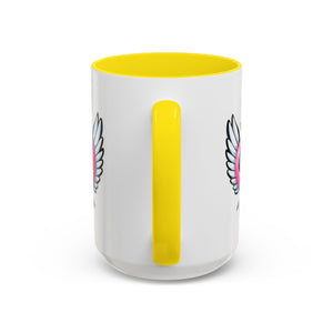 Empowering Heart Coffee Mug | Inspirational Gift for Women, GRL PWR Mug, Cute Kitchen Decor, Unique Friendship Gift, Motivational Coffee Cup