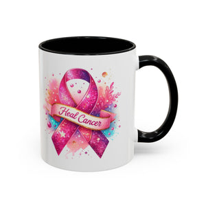 Inspirational Cancer Awareness Mug, Positive Affirmation Cup, Gift for Survivors, Supportive 11oz or 15oz Ceramic