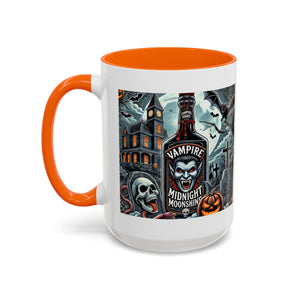 Gothic vampire Halloween Coffee Mug, Spooky Decor, Skull Design, Gift for Horror Lovers,  Party Essential, Unique Drinkware