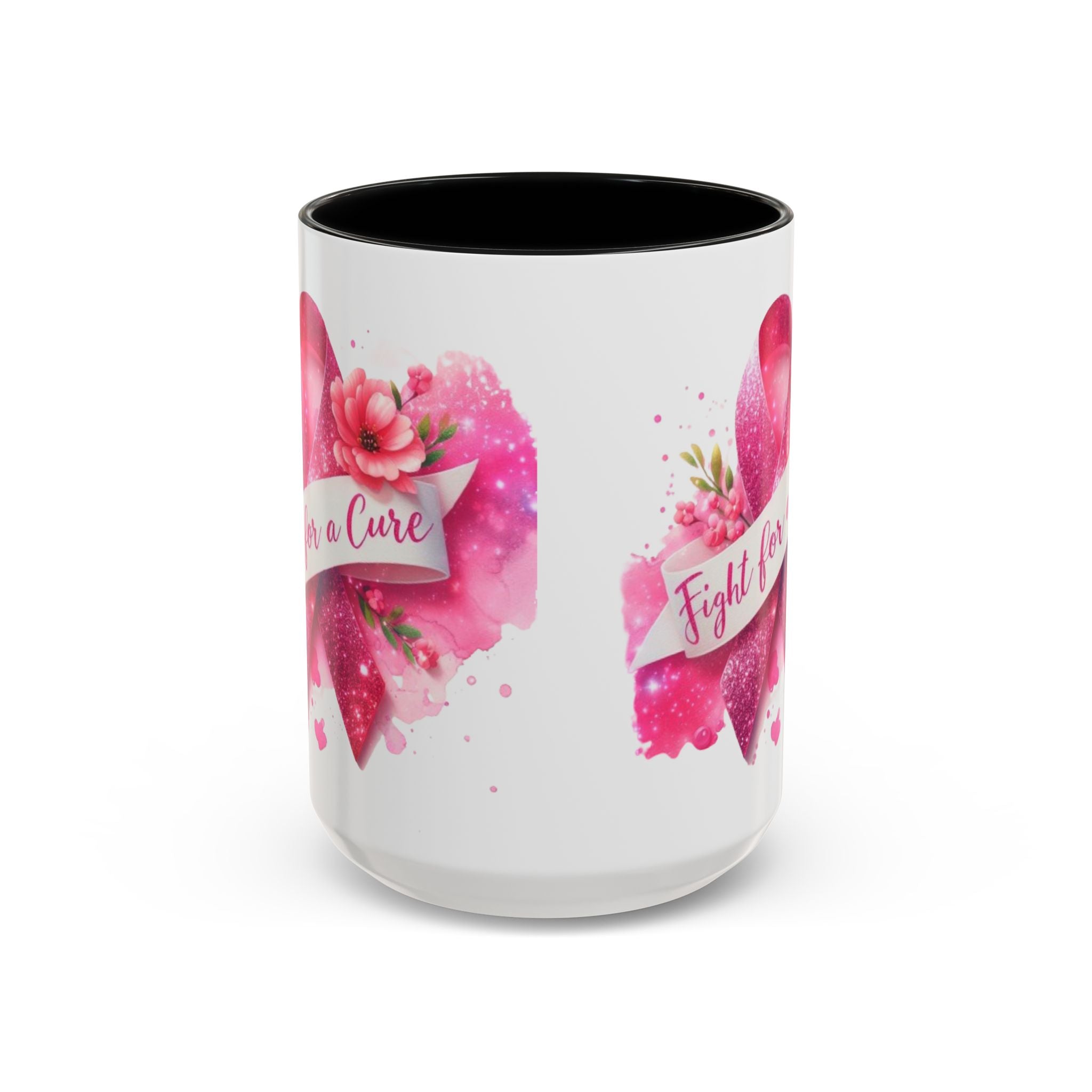 Inspirational Breast Cancer Awareness Coffee Mug - Fight for a Cure, Support Cancer Survivors, Gifts for Her, Pink Ribbon Design, [...]