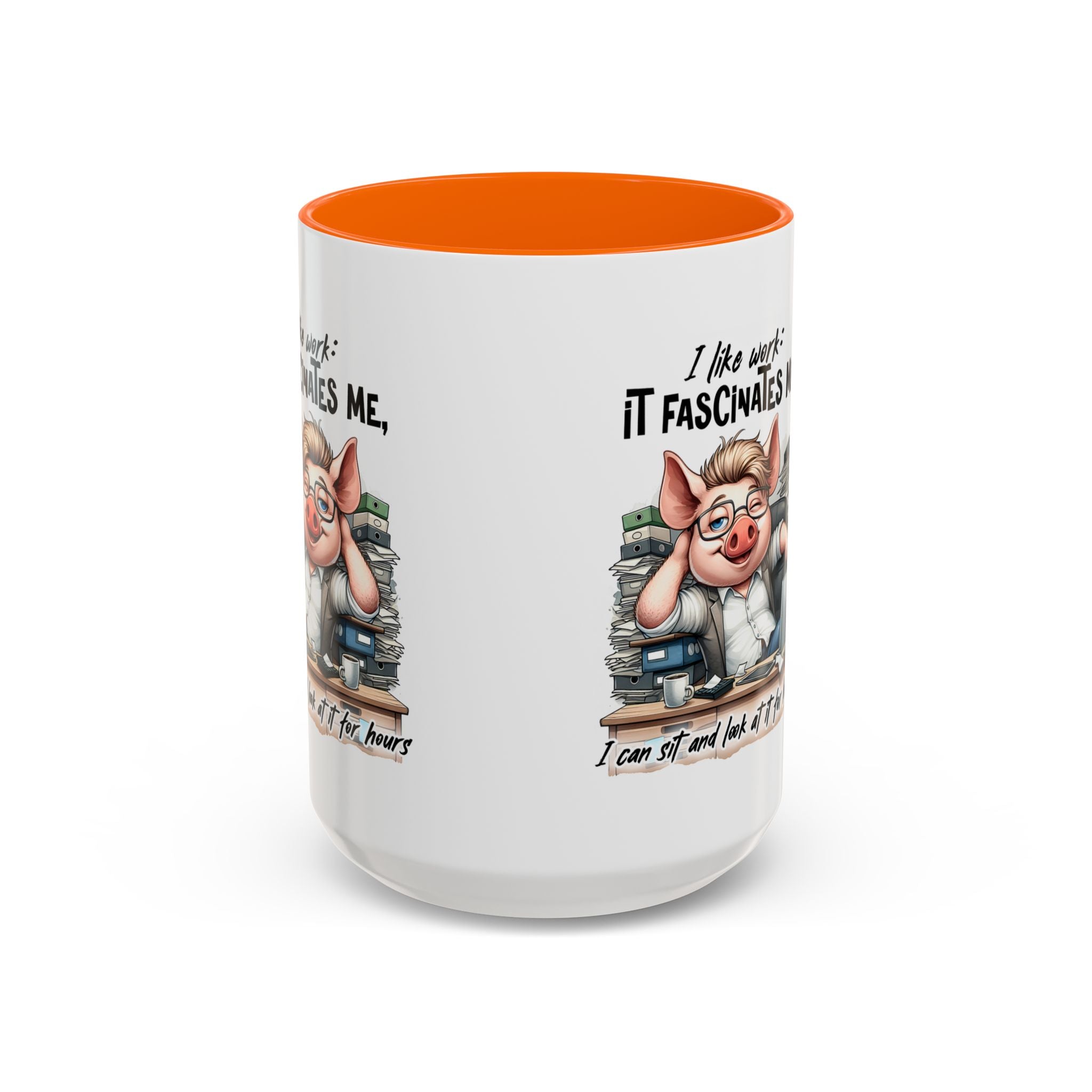 Whimsical Pig Coffee Mug, Funny Gift for Animal Lovers, Unique Office Mug, Cute Coffee Cup, Perfect for Birthdays, Holidays
