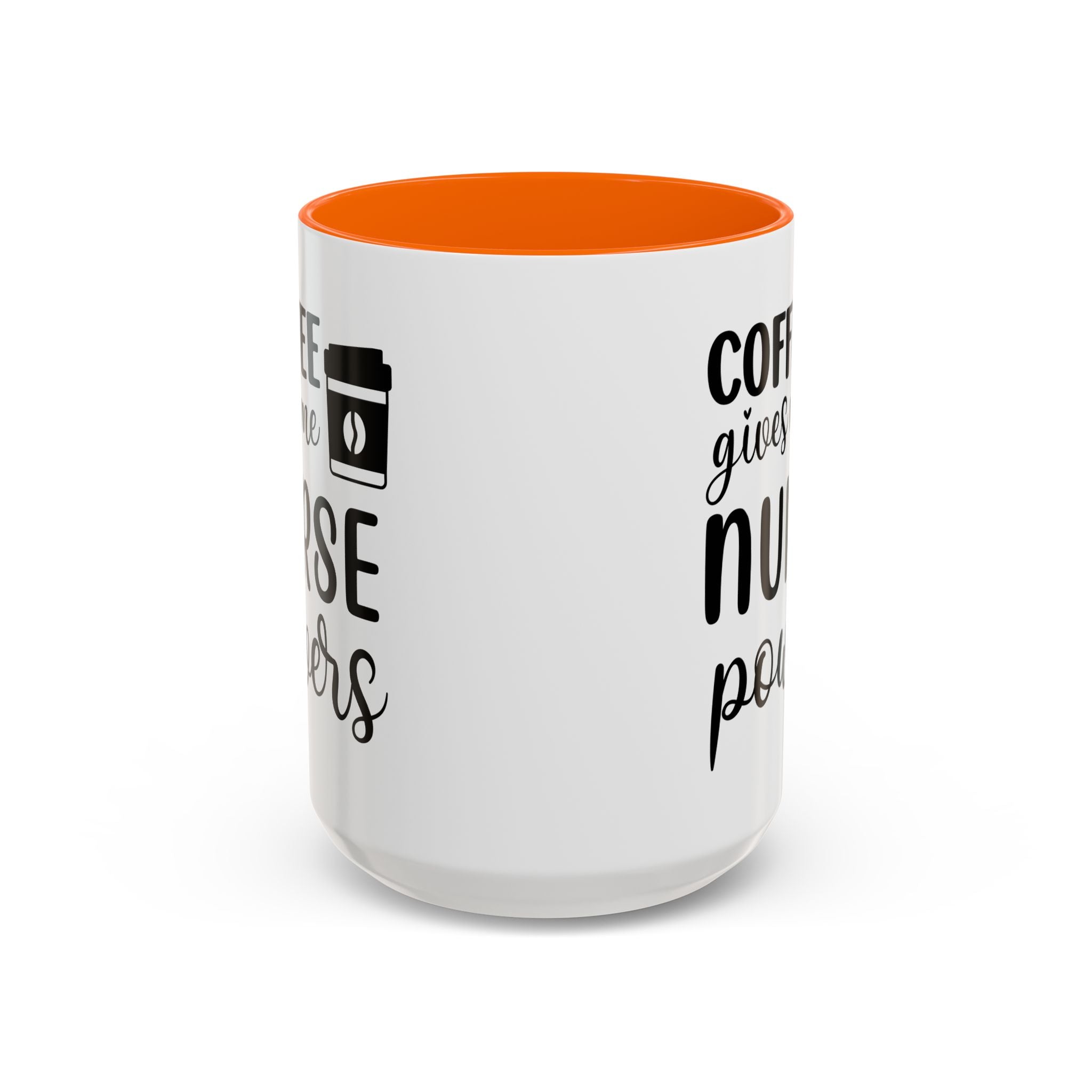 Nurse Coffee Mug, Funny Gift for Nurses, Coffee Lover's Mug, Black Accent Tea Cup, Motivational Nurse Gift