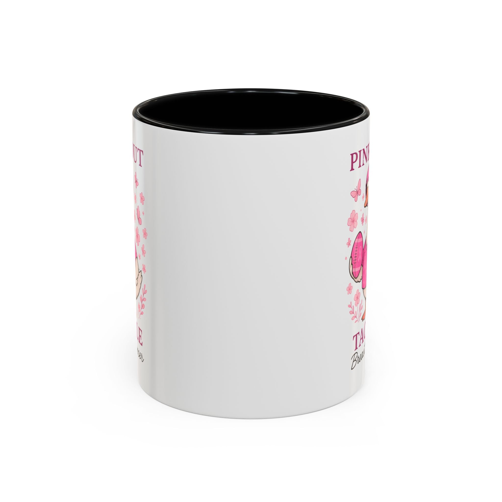 Breast Cancer Awareness Coffee Mug, Pink Out Tackle Duck Design, Supportive Gift for Fighters & Survivors, Cheerful Office Decor, [...]