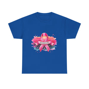 Breast Cancer Awareness Tee, Warrior T-shirt for Women, Inspirational Gift, Supportive Apparel, Pink Ribbon Shirt, Unisex Cotton Top
