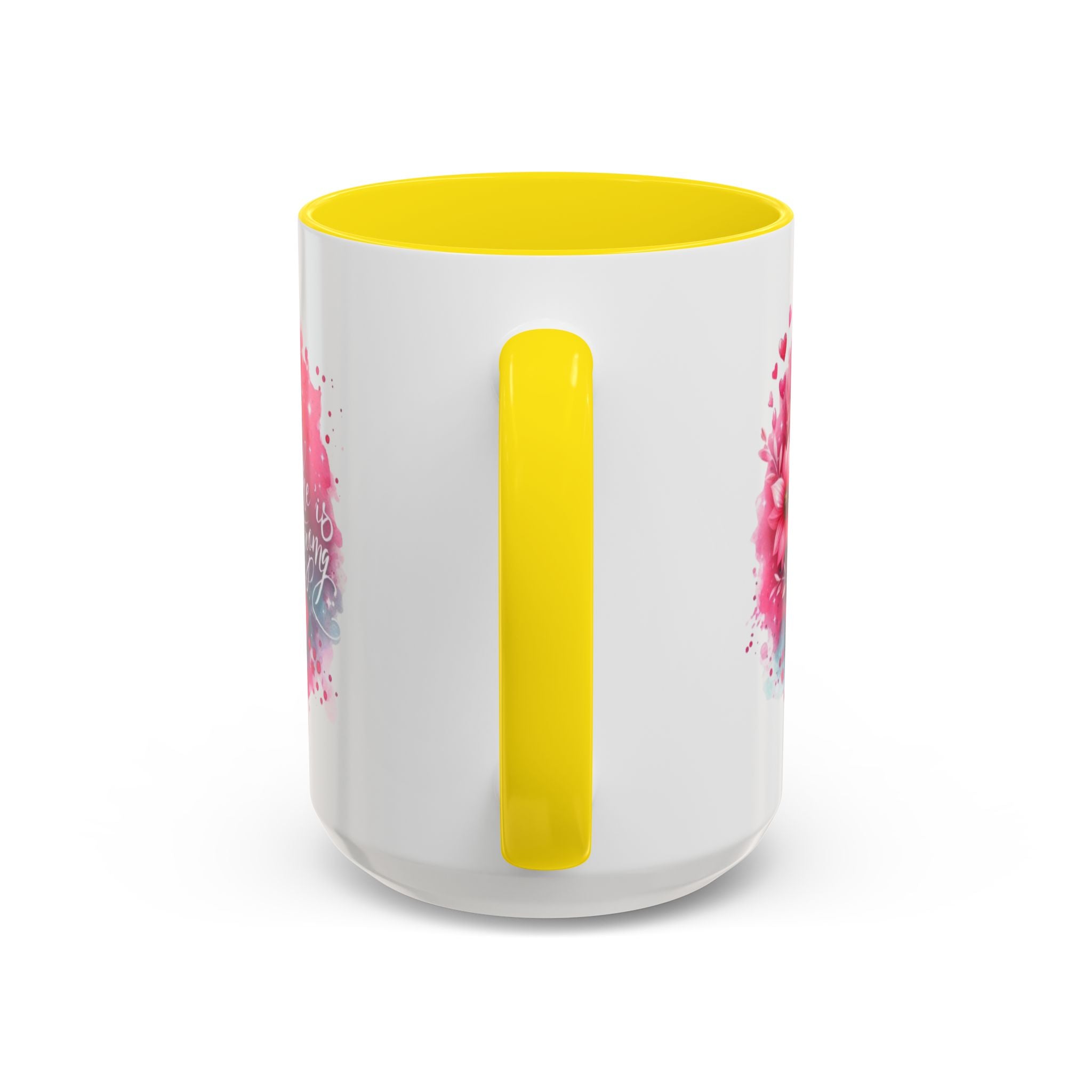 Breast Cancer Awareness Coffee Mug - Inspirational Gift, Motivational Drinkware, Supportive Cup, Pink Ribbon Design, She Is Strong