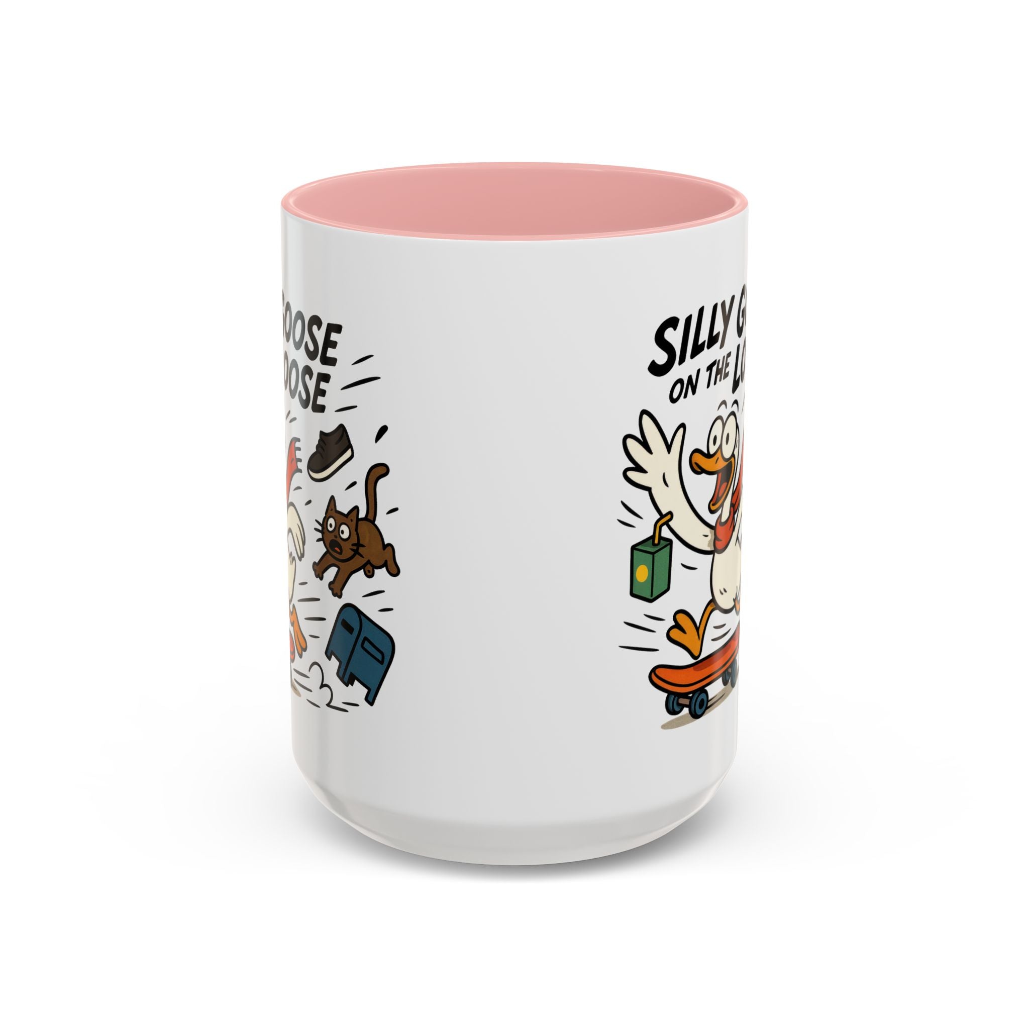 Silly Goose Coffee Mug - Fun Gift for Animal Lovers, Quirky Desk Decor, Inspirational Drinkware, Home & Office Tea Cups