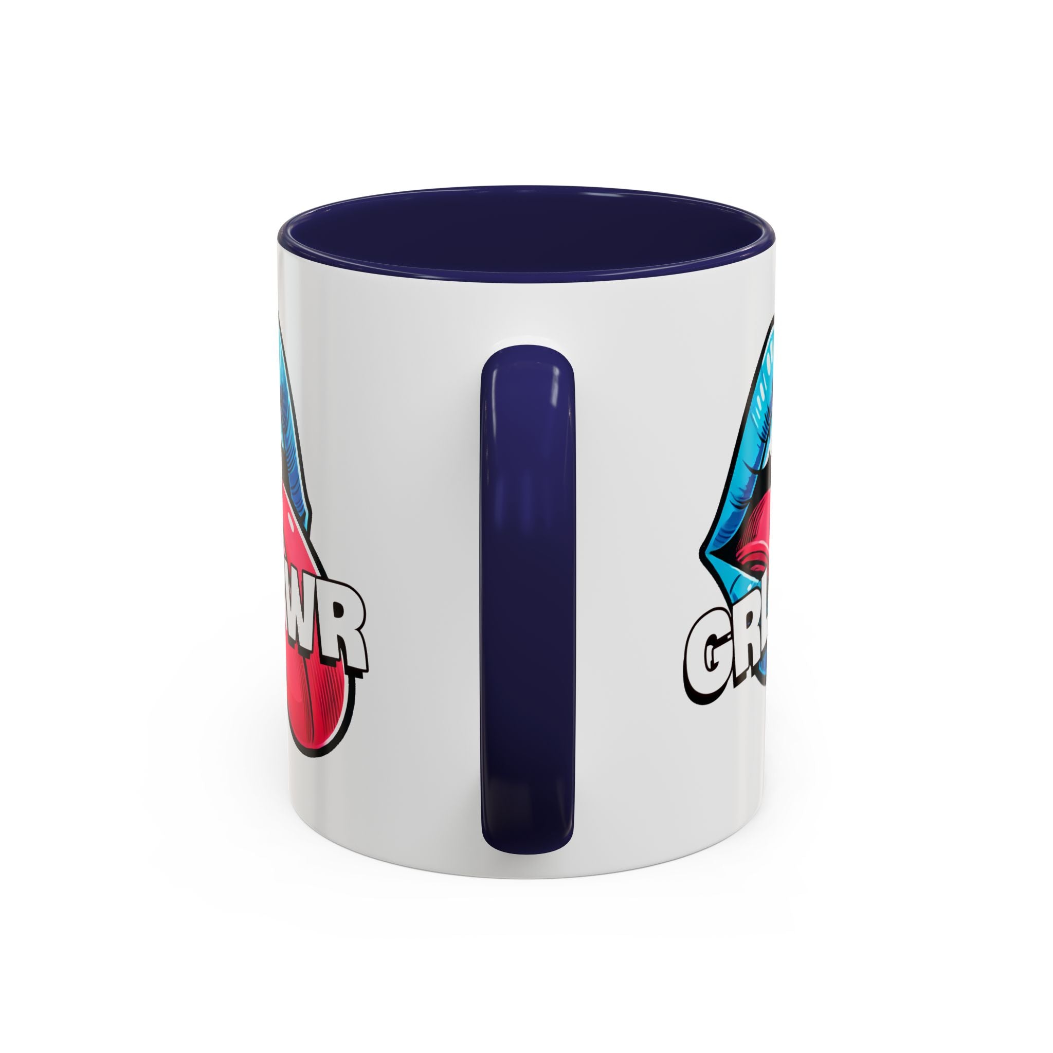 GRL PWR Accent Coffee Mug - Bold Fun Design for Empowerment, Great Gift for Friends, Coffee Lovers, Birthdays, and Celebrations