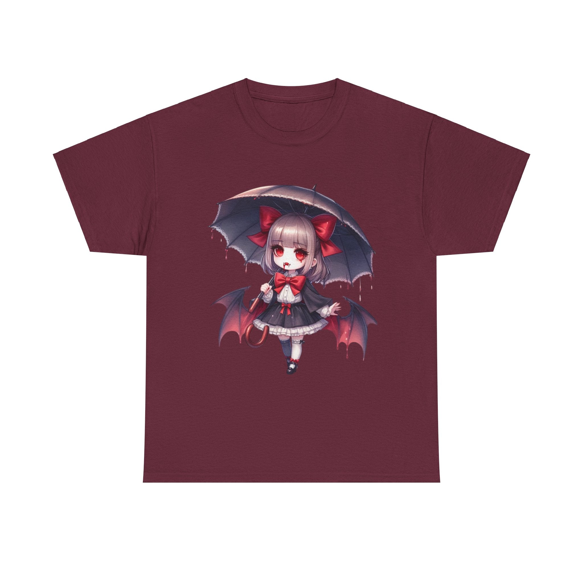 vampire girl horror Unisex Heavy Cotton Tee men women png31