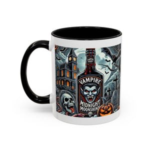 Gothic vampire Halloween Coffee Mug, Spooky Decor, Skull Design, Gift for Horror Lovers,  Party Essential, Unique Drinkware