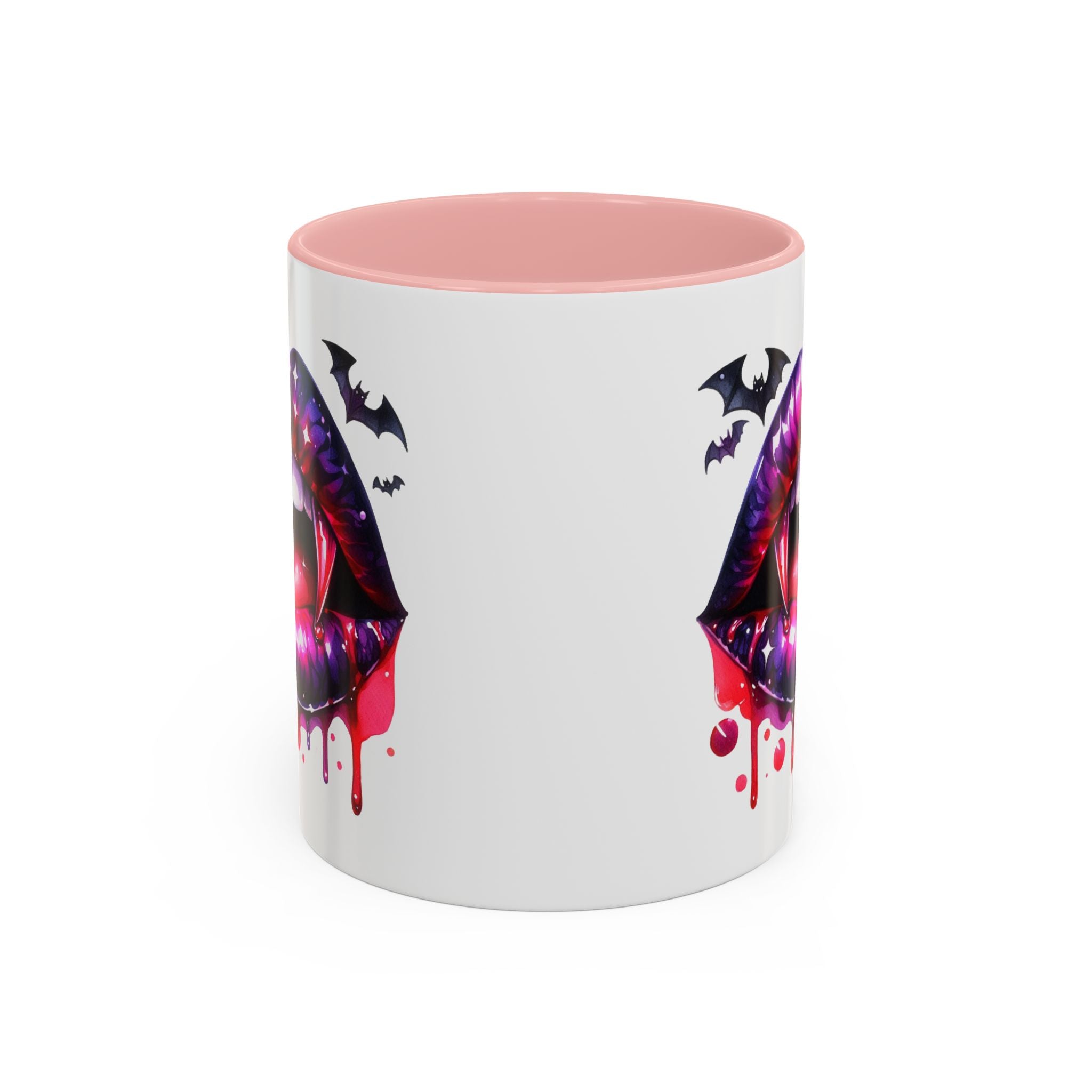 Gothic Vampire Coffee Mug, Halloween Mug, Dark Aesthetic, bats, Spooky Home Decor, Unique Coffee Cup