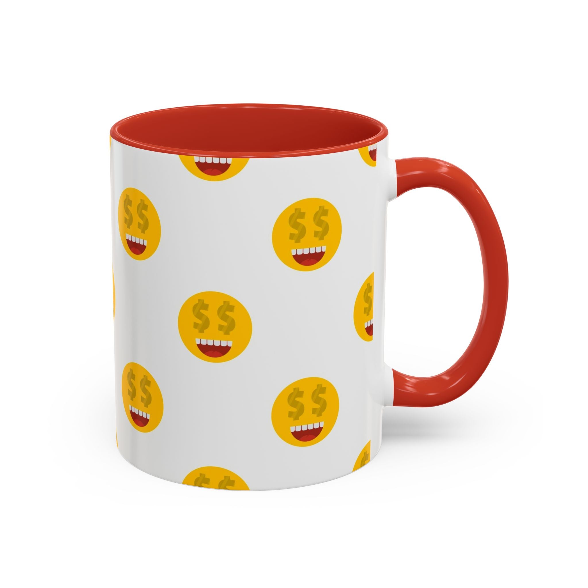 Smiles and dollars Accent Coffee Mug (11, 15oz)