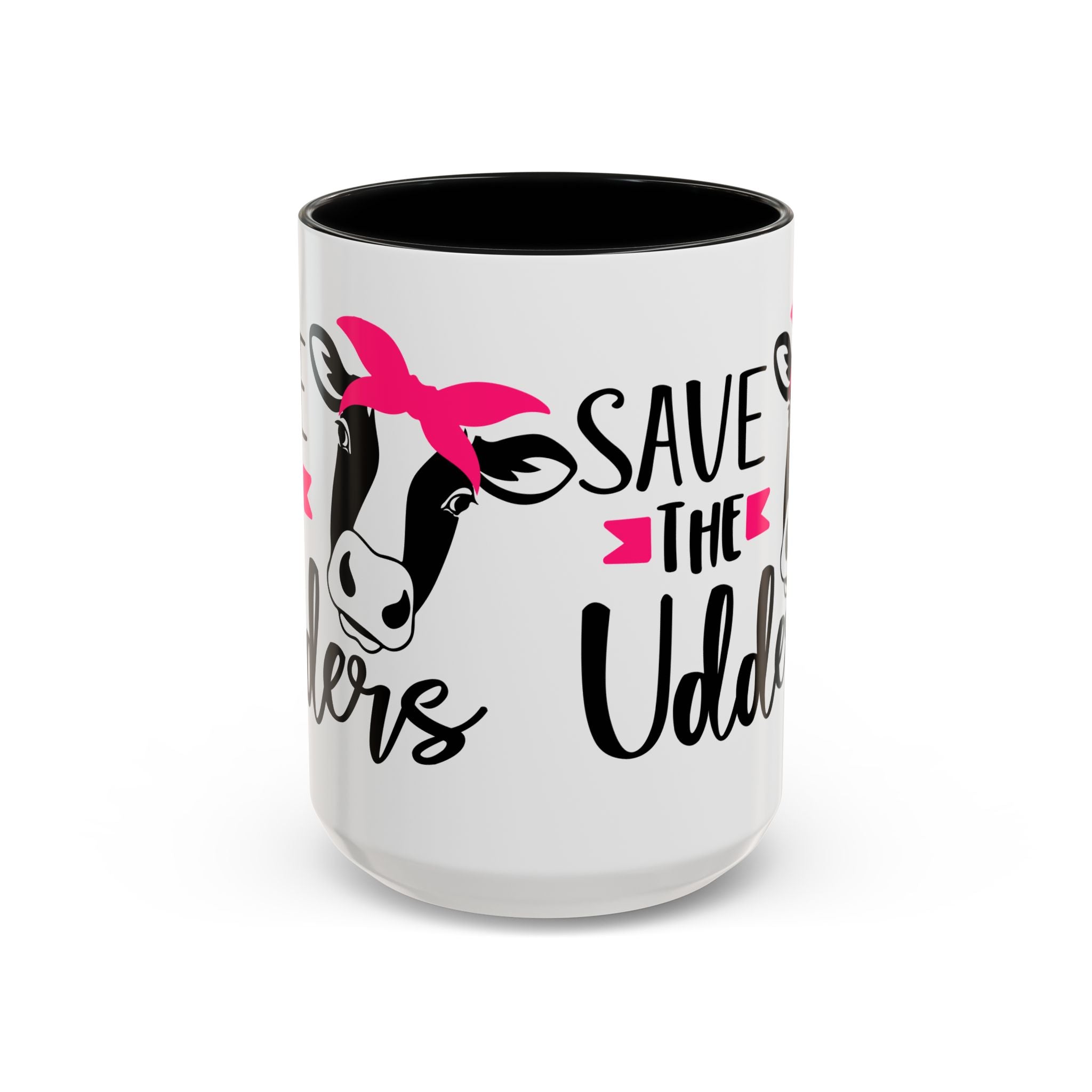 cancer awareness Cute Cow Mug - Save the Utters Coffee Cup, Gift for Animal Lovers,  Mug, Unique Birthday Gift
