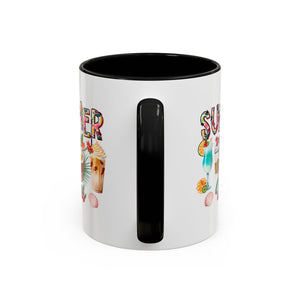 Summer Vibes Accent Coffee Mug - 11oz & 15oz - Perfect for Sunny Days & Celebrations