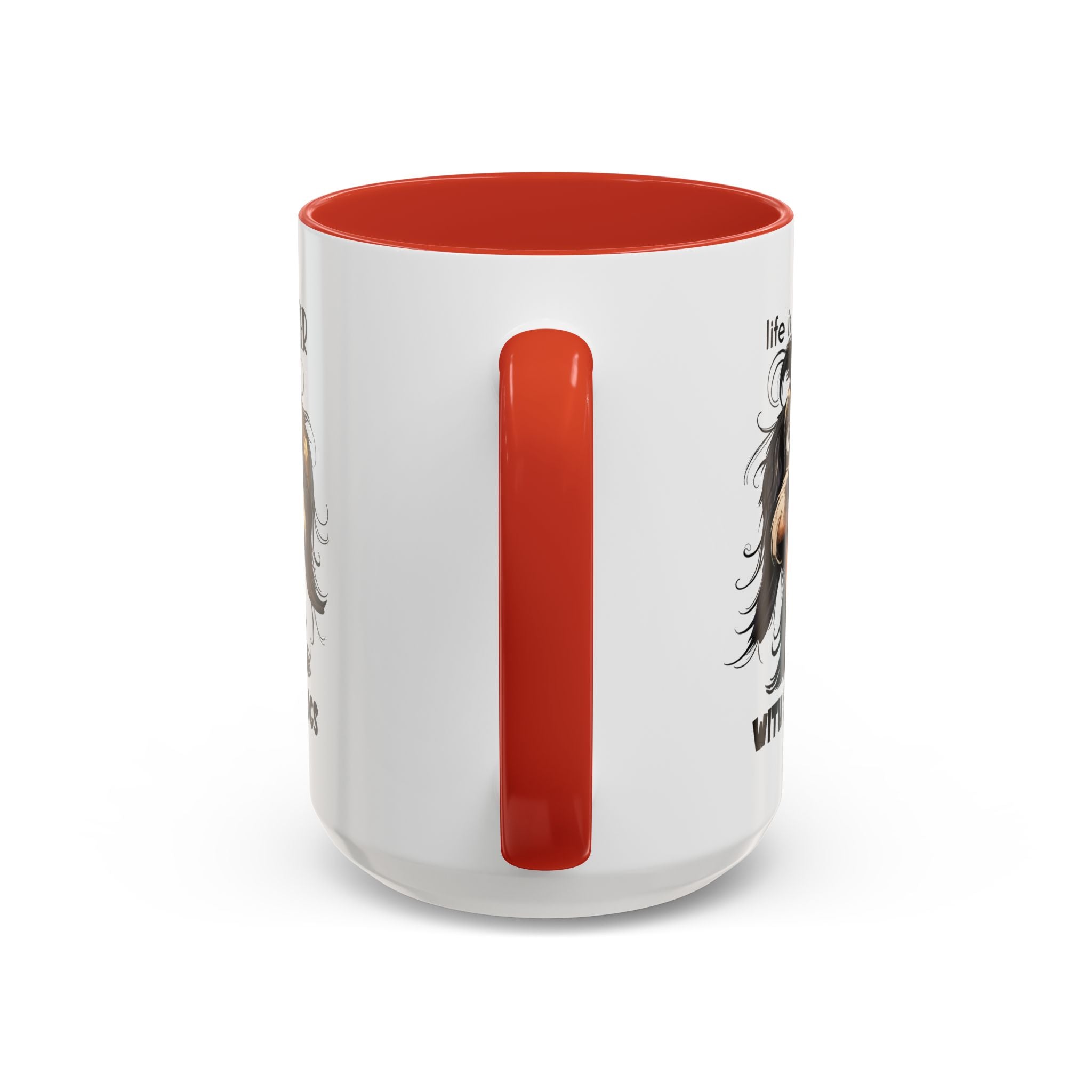 Life is Better with Dogs Coffee Mug - Cute Dog Lover Gift, Animal Themed Mug, Pet Owner Present, Fun Coffee Cup, Gift for Him/Her