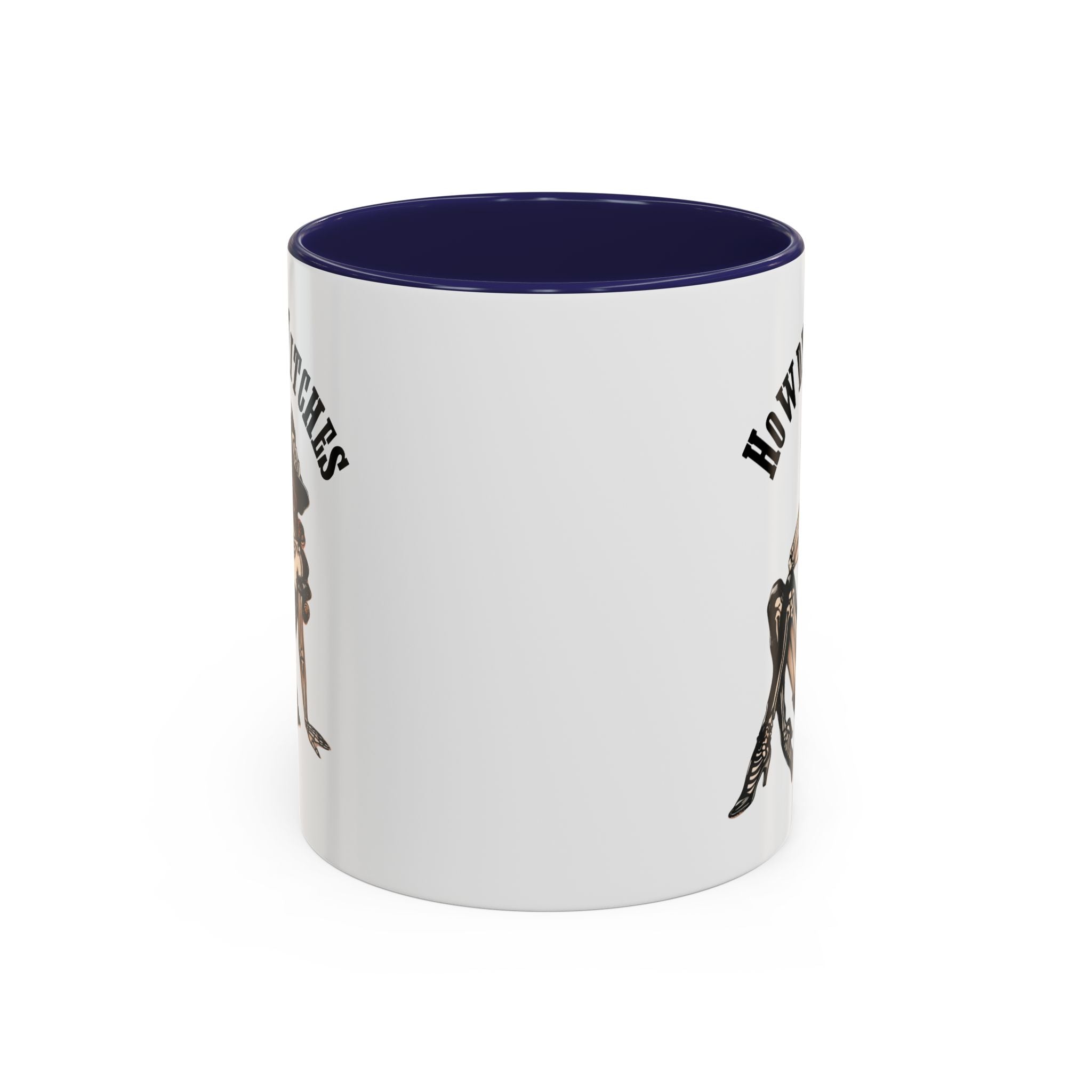 Howdy Witches Coffee Mug - Spooky Halloween Mug, Gift for Witches, Witchy Decor, Gothic Coffee Cup, Skeleton Design