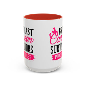 Breast Cancer Survivors Coffee Mug, Inspirational Cancer Gift, Supportive Awareness Mug, Gift for Survivors, Encouraging Morning Coffee