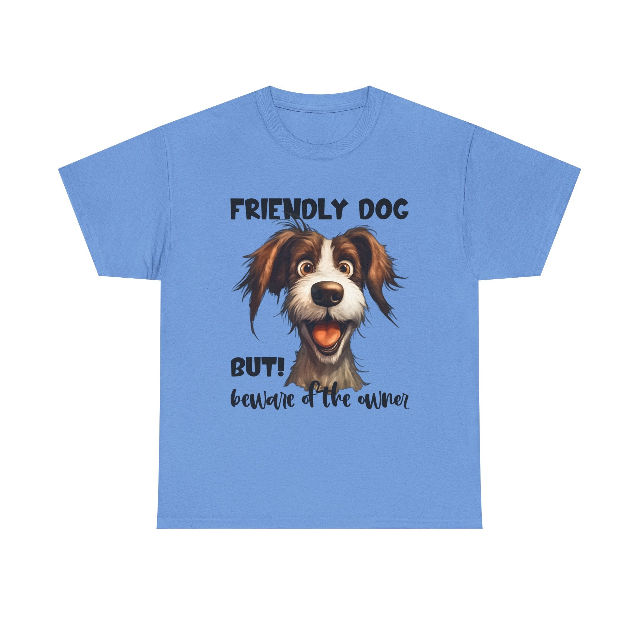 Friendly Dog Unisex Tee - Perfect for Pet Lovers, Gifts for Dog Owners, Casual Wear, Birthday Gifts, Dog-Themed Apparel