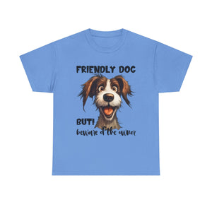 Friendly Dog Unisex Tee - Perfect for Pet Lovers, Gifts for Dog Owners, Casual Wear, Birthday Gifts, Dog-Themed Apparel