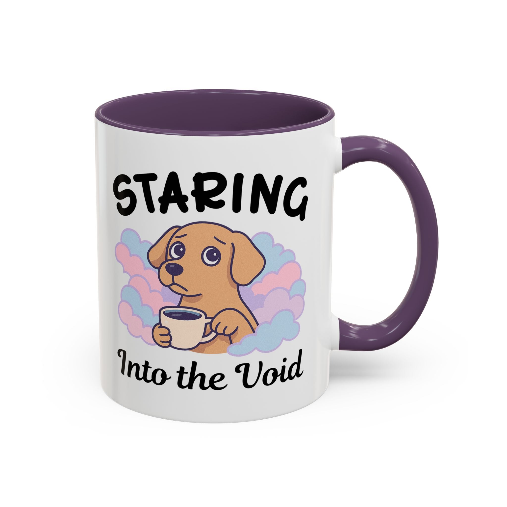 Cute Dog Coffee Mug for Animal Lovers, Staring Into the Void, Fun Gift for Pet Owners, Coffee Lovers, Cute Kitchen Decor
