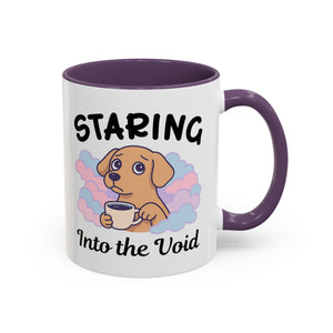 Cute Dog Coffee Mug for Animal Lovers, Staring Into the Void, Fun Gift for Pet Owners, Coffee Lovers, Cute Kitchen Decor
