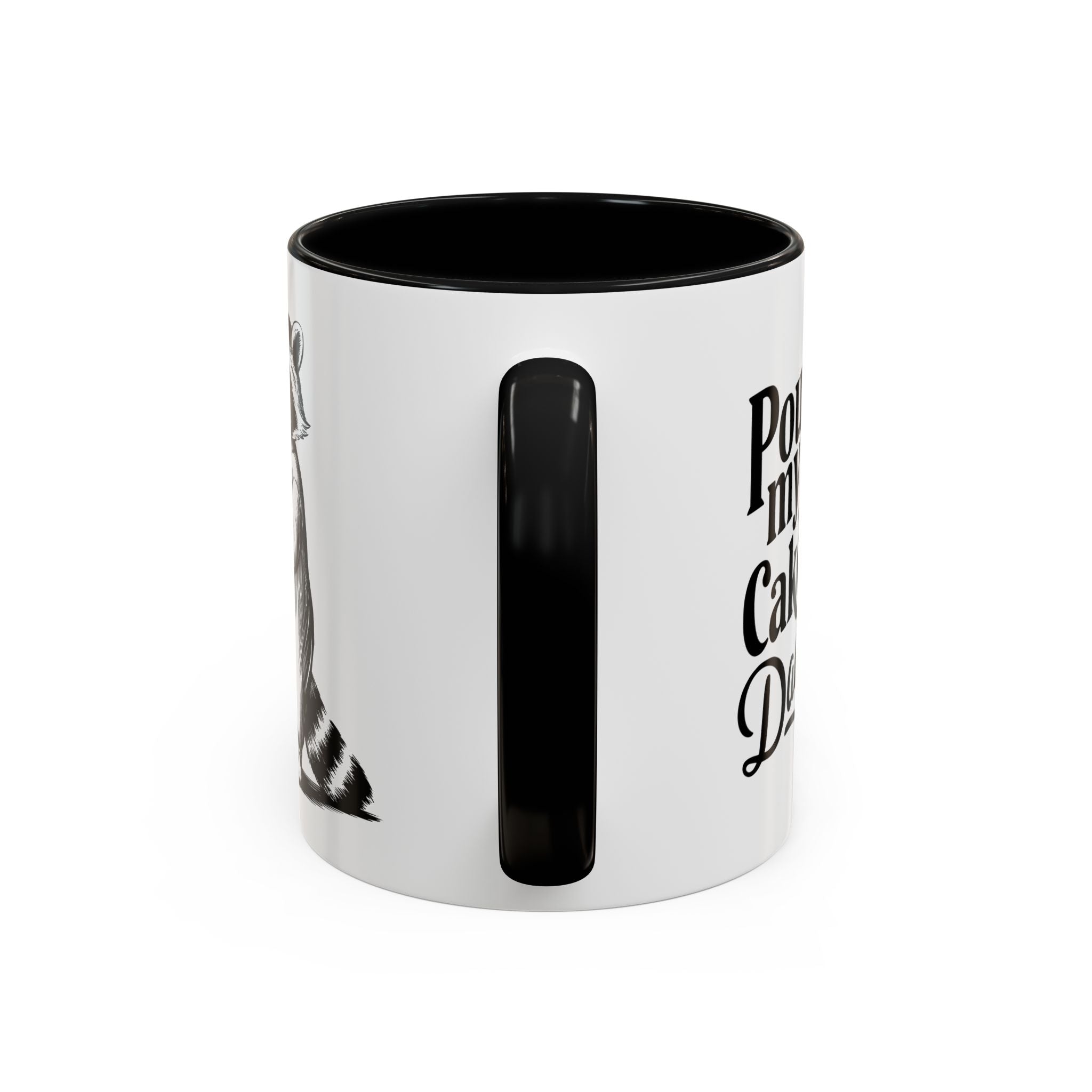 Funny Raccoon Coffee Mug - "Pound My Cake Daddy" adult sex humor