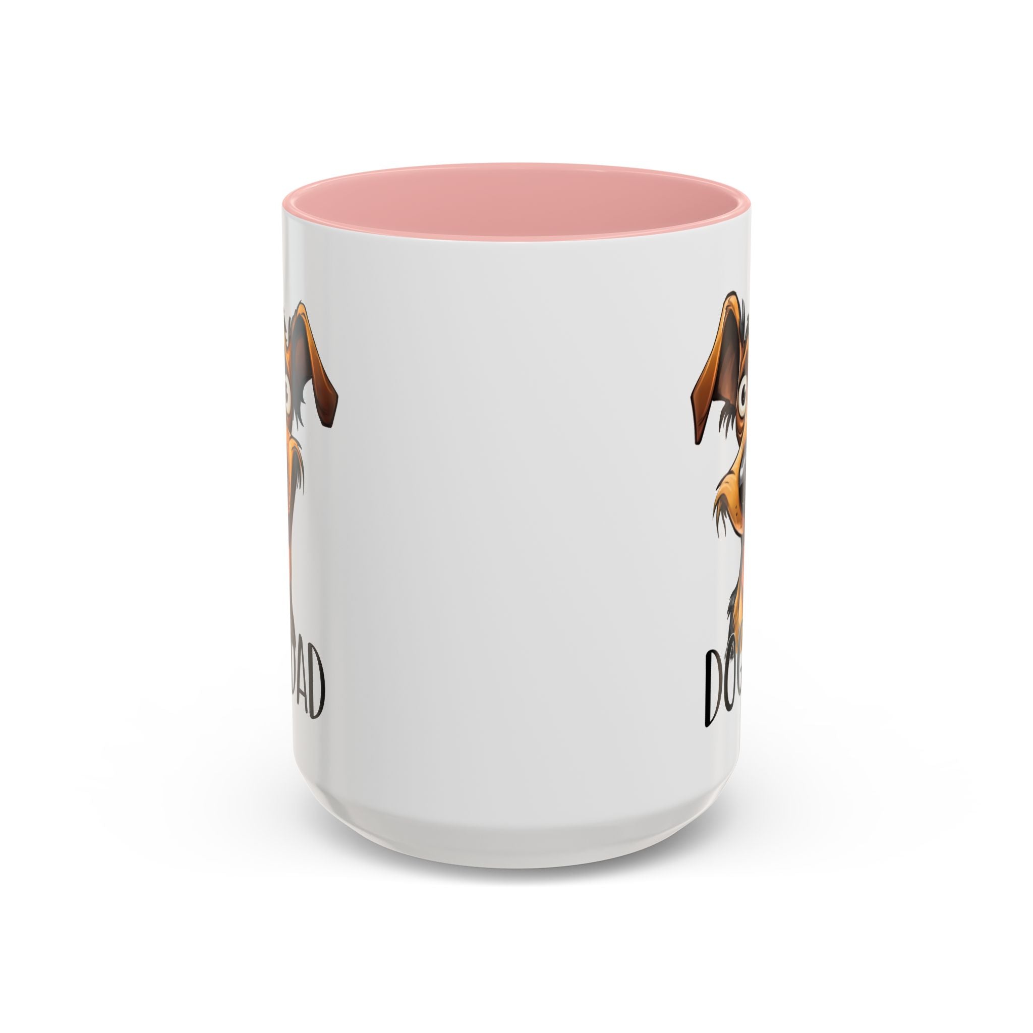 Dog Dad Accent Coffee Mug - Fun Gift for Dog Lovers, Pet Fathers, Father's Day, Birthday, Coffee Lovers