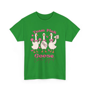 cancer awareness Cheer Squad Goose Tee - Perfect for Cheerleaders, Team Spirit, Bird Lovers, Fun Gifts, Casual Wear