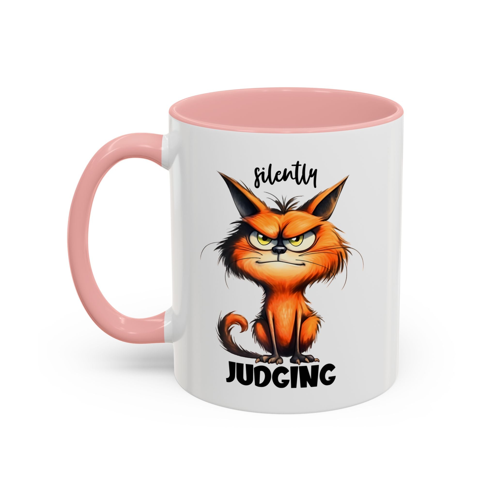 sarcasm attitude  Cat Coffee Mug - Just Judging - Perfect Gift for Cat Lovers, Pet Owners, Birthdays,  Funny Mug