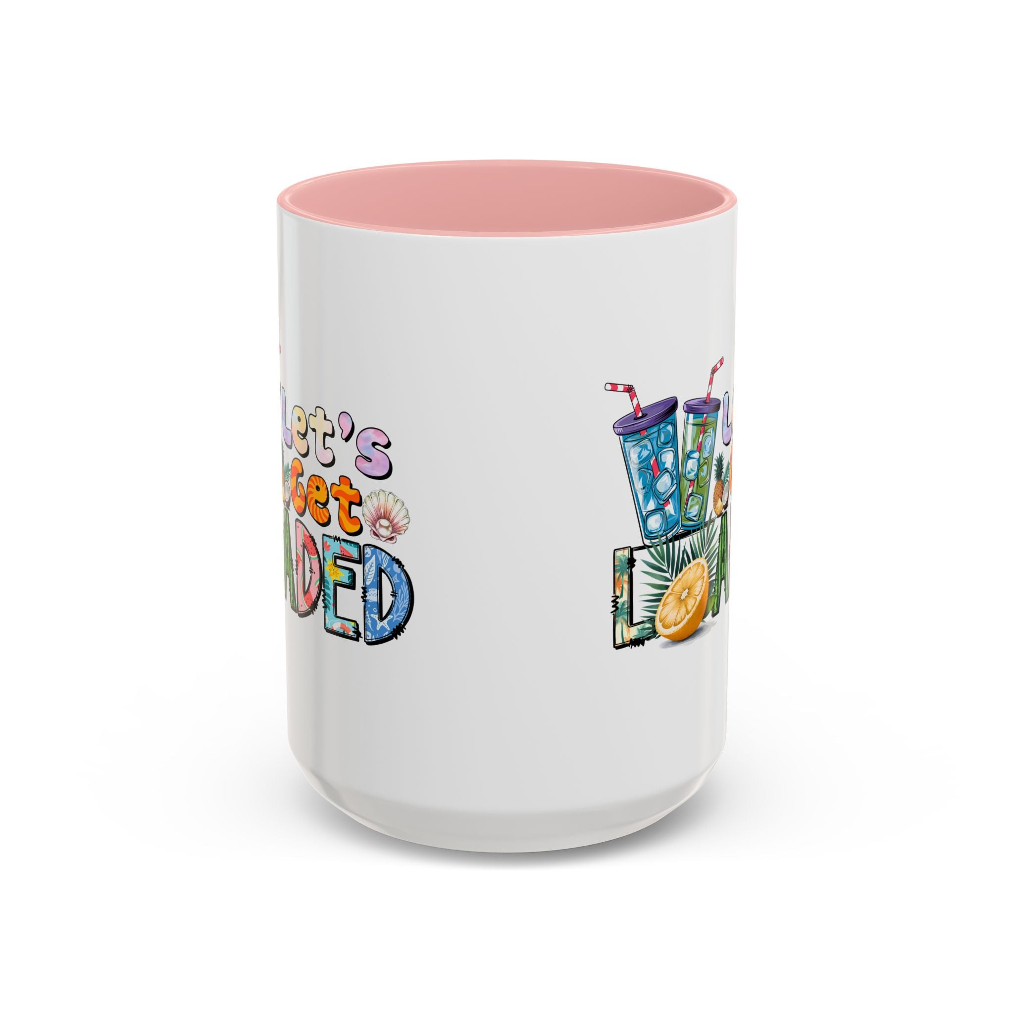 Colorful 'Let's Get Loaded' Coffee Mug - Fun Drinkware for Parties & Gatherings