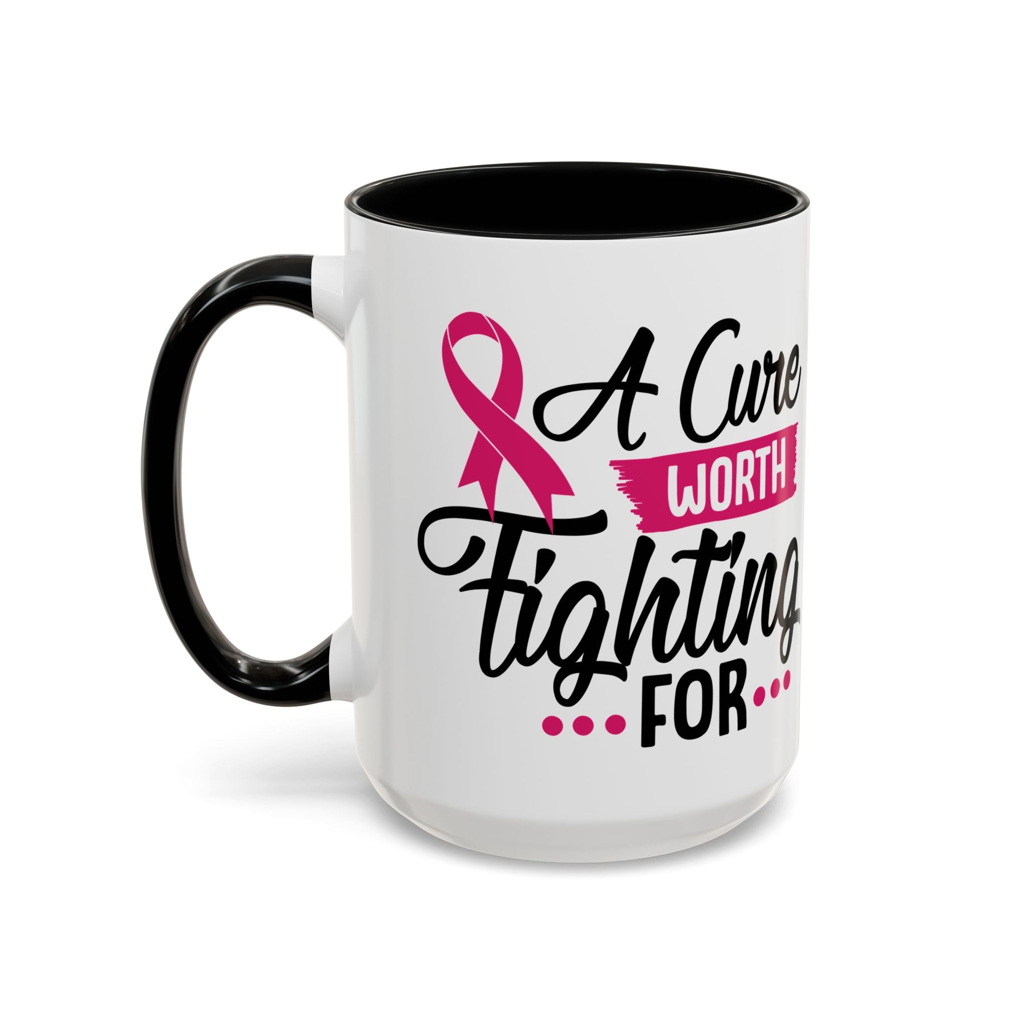 Inspirational Breast Cancer Awareness Mug, Supportive Gift for Fighters, 11oz & 15oz Coffee Cup - Perfect for Fundraisers, Hope, [...]