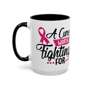 Inspirational Breast Cancer Awareness Mug, Supportive Gift for Fighters, 11oz & 15oz Coffee Cup - Perfect for Fundraisers, Hope, [...]
