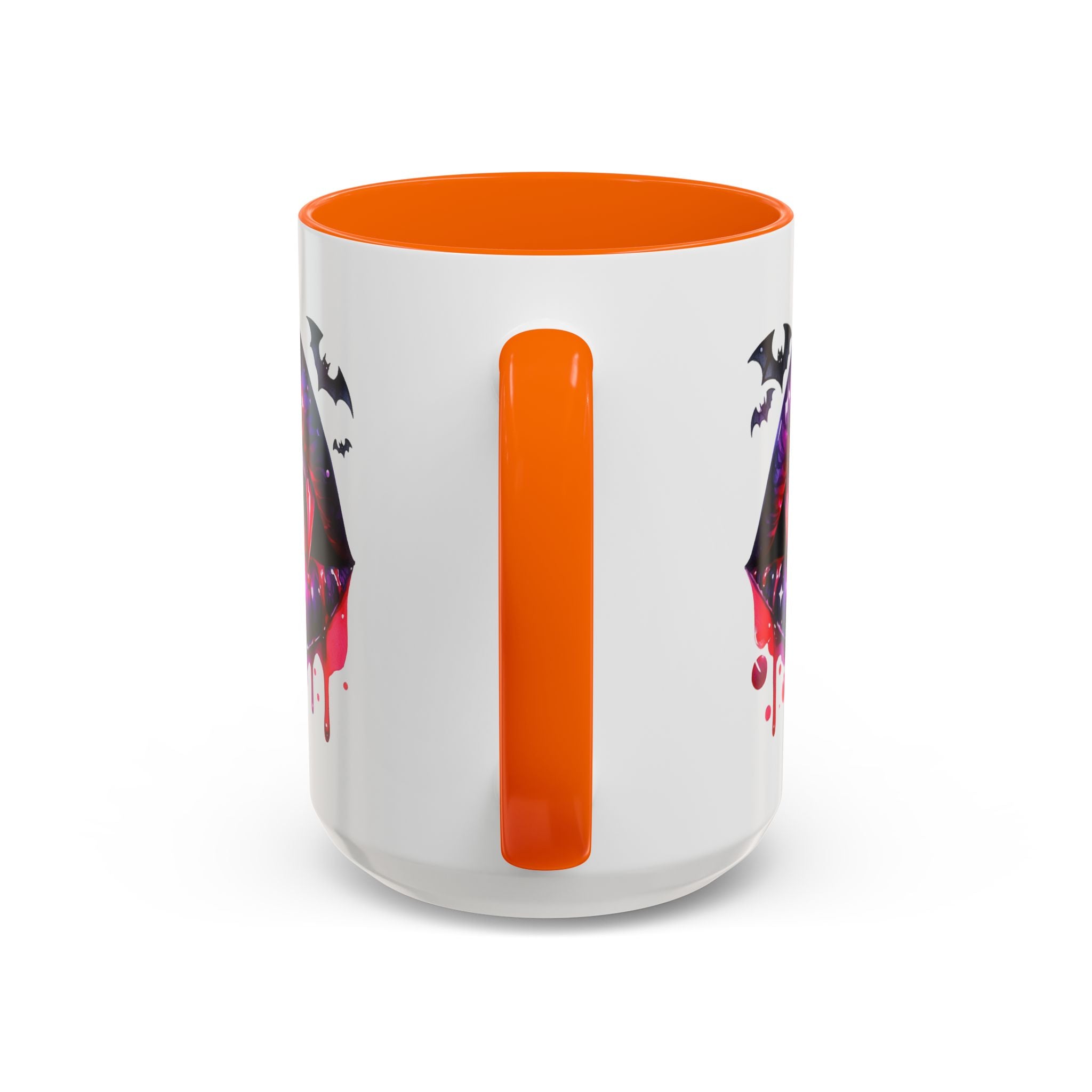 Gothic Vampire Coffee Mug, Halloween Mug, Dark Aesthetic, bats, Spooky Home Decor, Unique Coffee Cup
