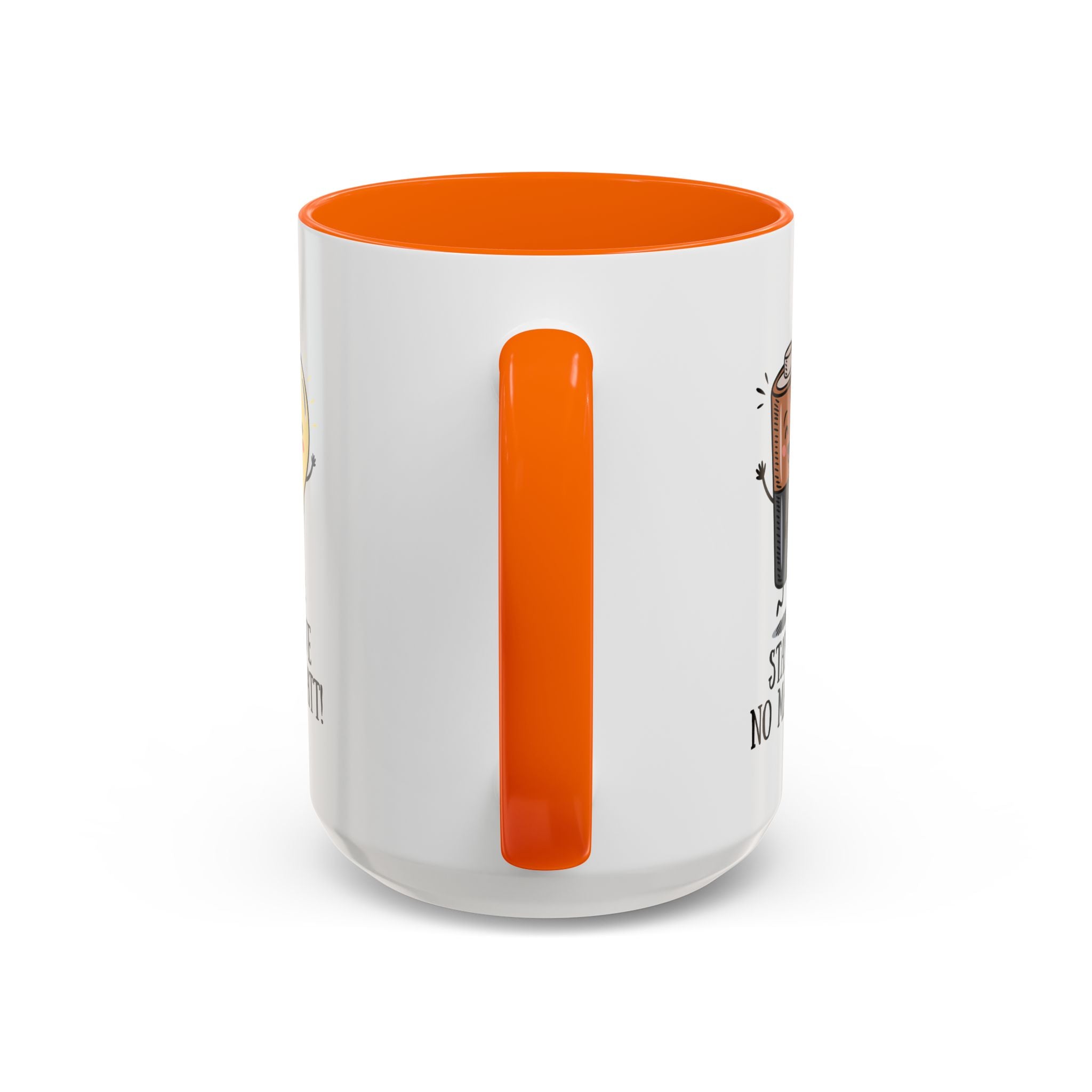 Stay Positive Accent Coffee Mug - 11oz & 15oz - Cute Light Bulb & Battery Design