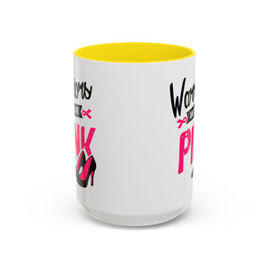 Breast Cancer Awareness Coffee Mug, Inspirational Gift, Warrior Mug, Pink Ribbon Awareness, Supportive Beverage Cup