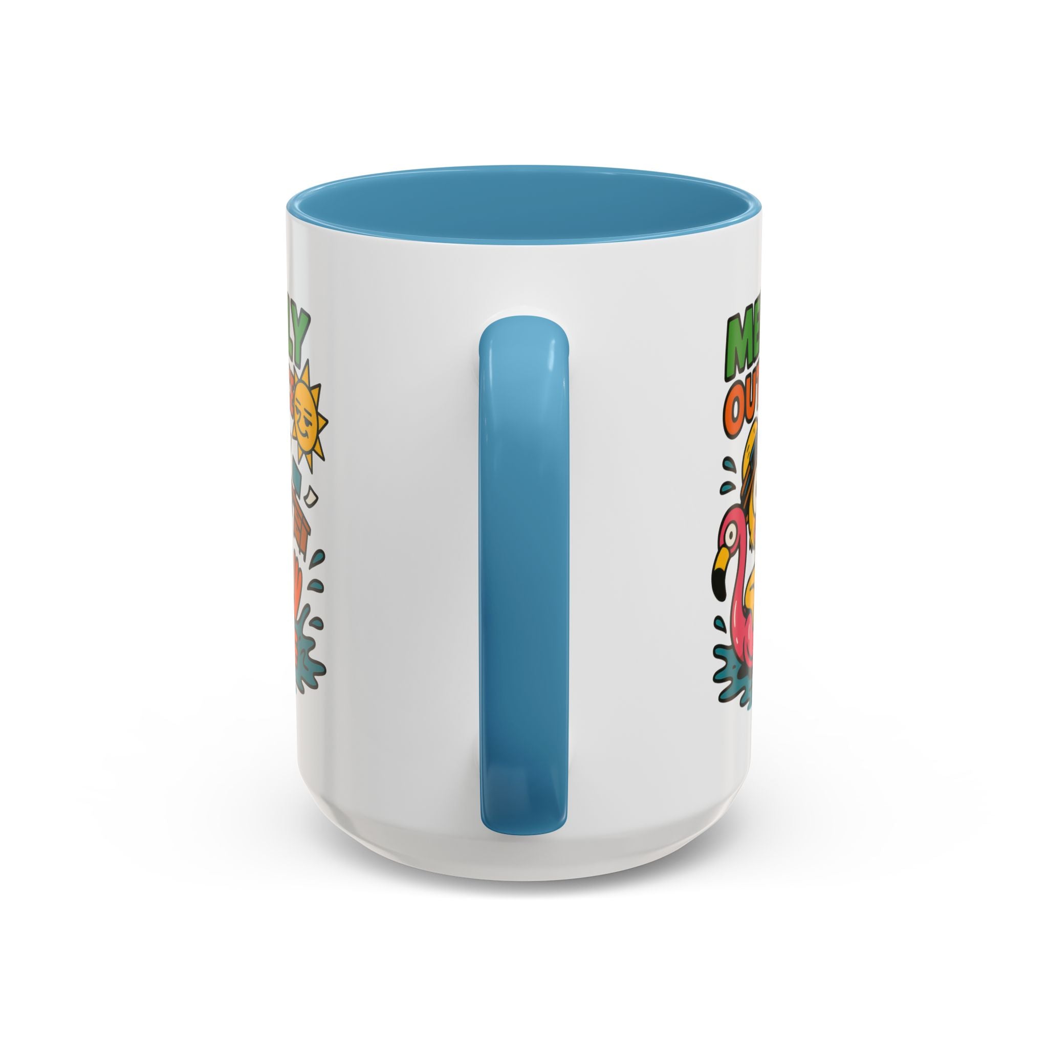 Fun Summer Coffee Mug, Quirky Gift for Beach Lovers, Office Humor Mug, Relaxation, Vacation, Cute Animal Design
