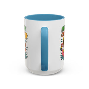 Fun Summer Coffee Mug, Quirky Gift for Beach Lovers, Office Humor Mug, Relaxation, Vacation, Cute Animal Design