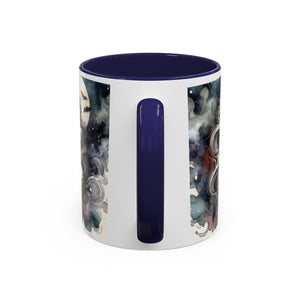 Gothic vampire Elegance Coffee Mug,  Halloween Decor, Dark Art Mug, Spooky Homeware