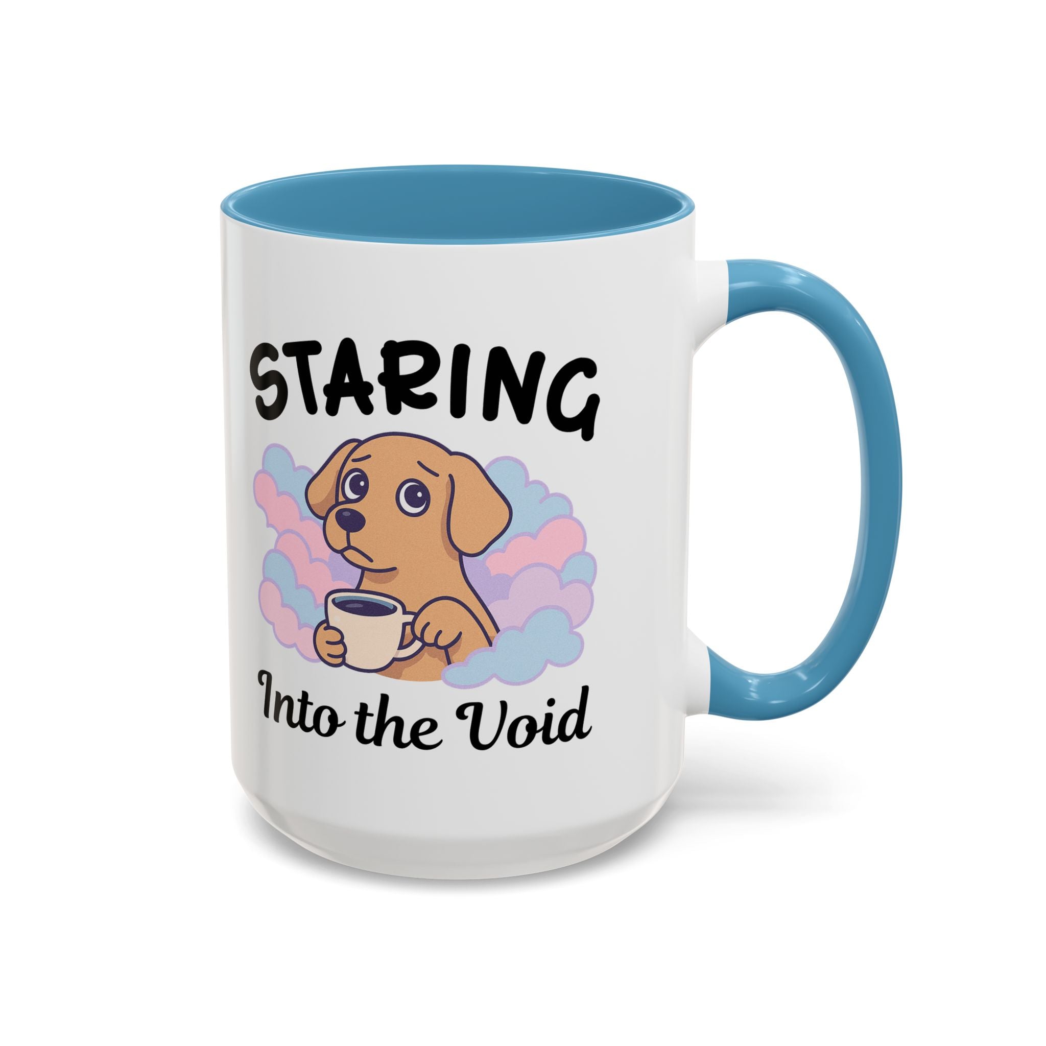Cute Dog Coffee Mug for Animal Lovers, Staring Into the Void, Fun Gift for Pet Owners, Coffee Lovers, Cute Kitchen Decor