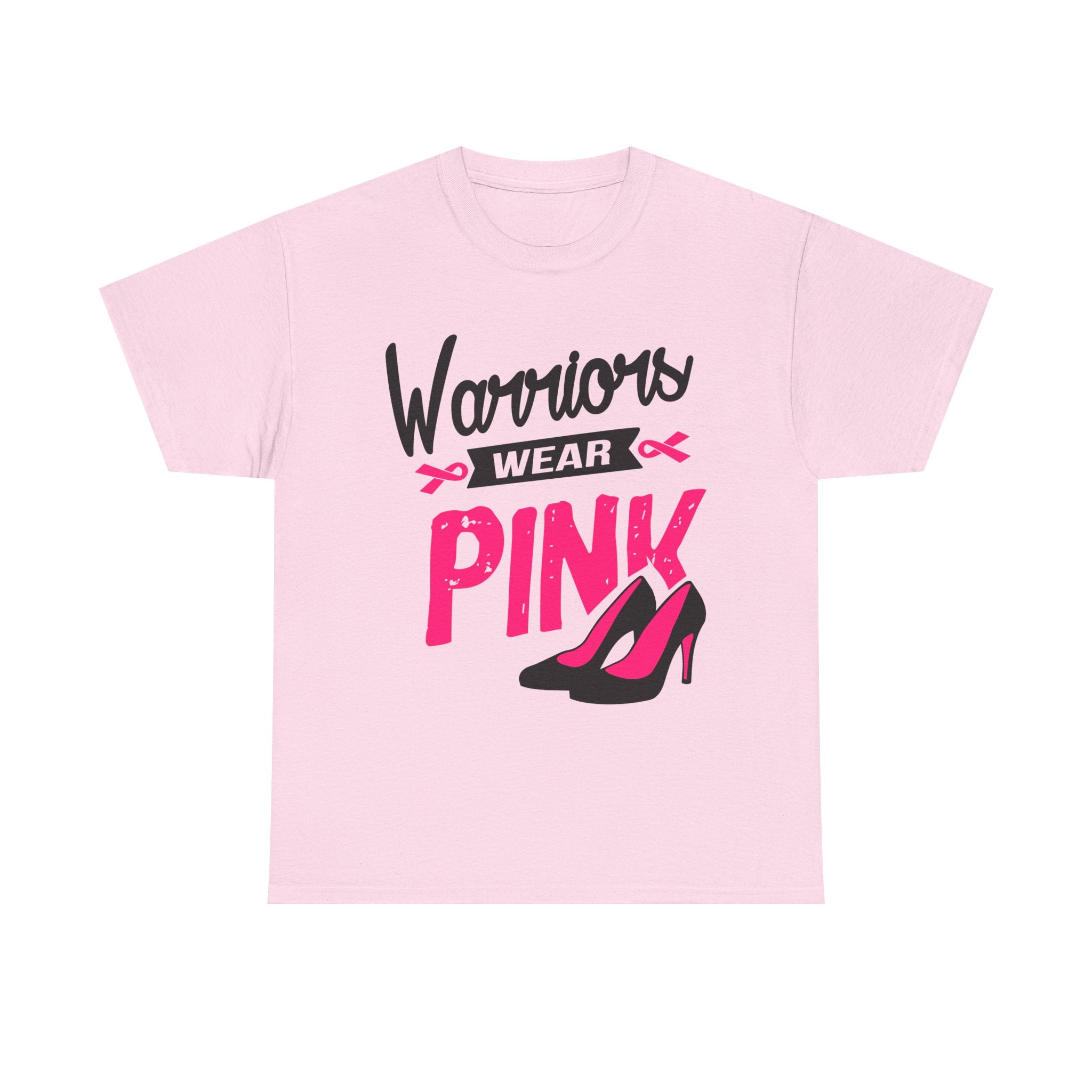 Warriors Wear Pink T-Shirt | Support Breast Cancer Awareness, Gift for Survivors, Inspirational Tee, Unisex Cotton Shirt