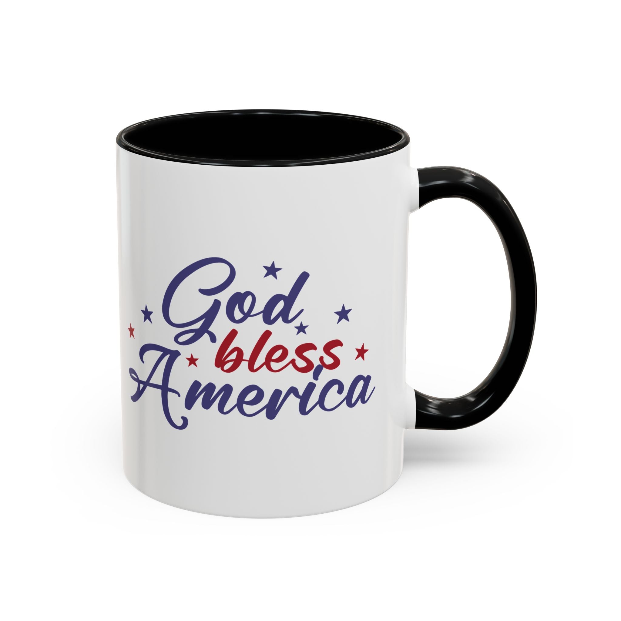 Patriotic Coffee Mug - God Bless America Design