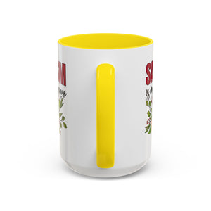 Sarcasm Coffee Mug - 11/15oz Floral Design, Perfect for Coffee Lovers