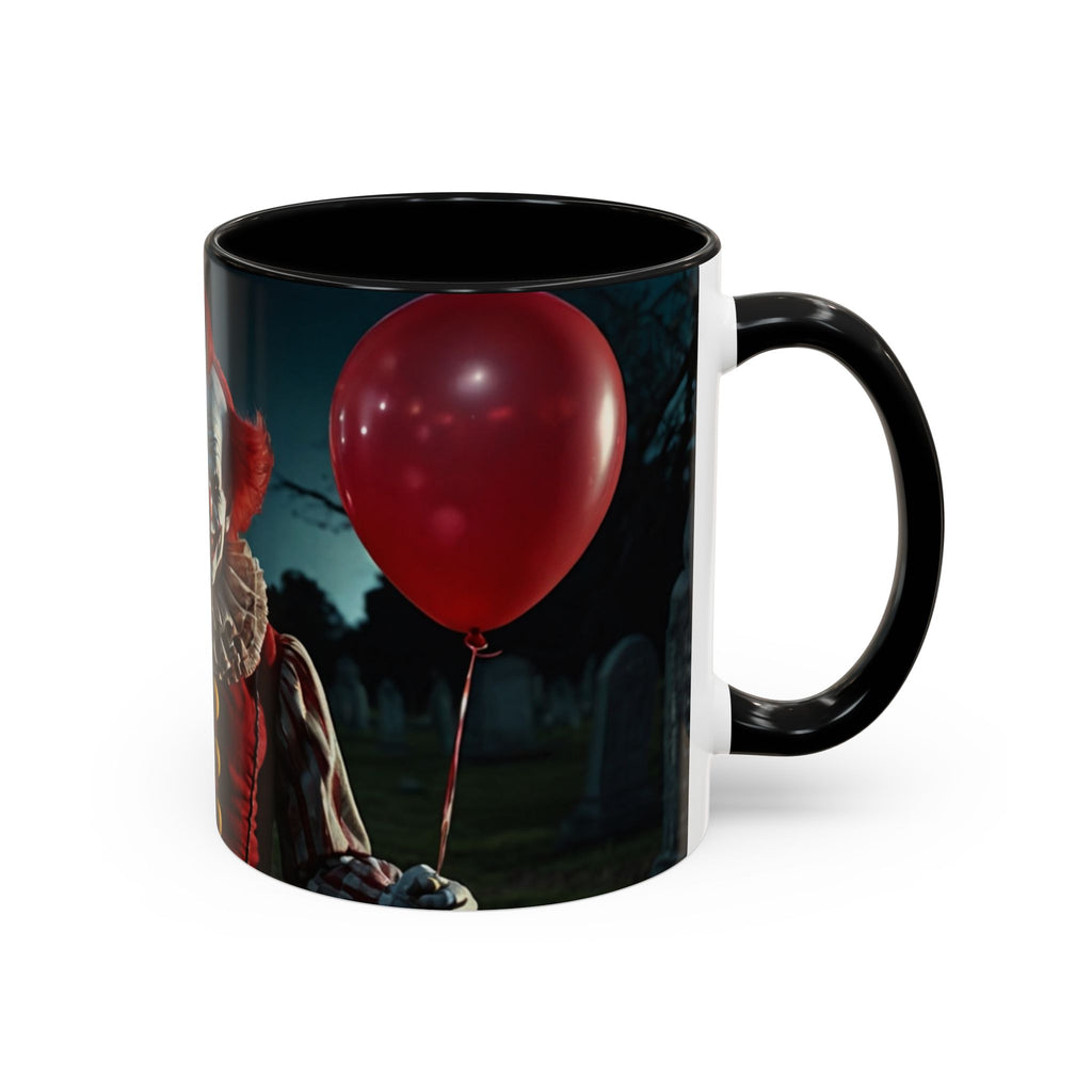 Creepy Clown Coffee Mug - Perfect for Halloween or Horror Fans art