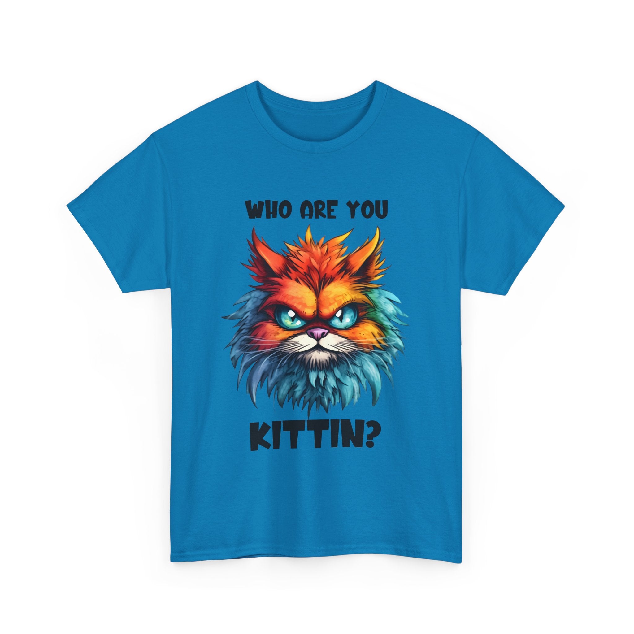 sarcasm  Cat Tee - Who Are You Kittin? Shirt, Funny Cat T-Shirt, Pet Lover Gift, Animal Lover Apparel, Birthday Gift Idea