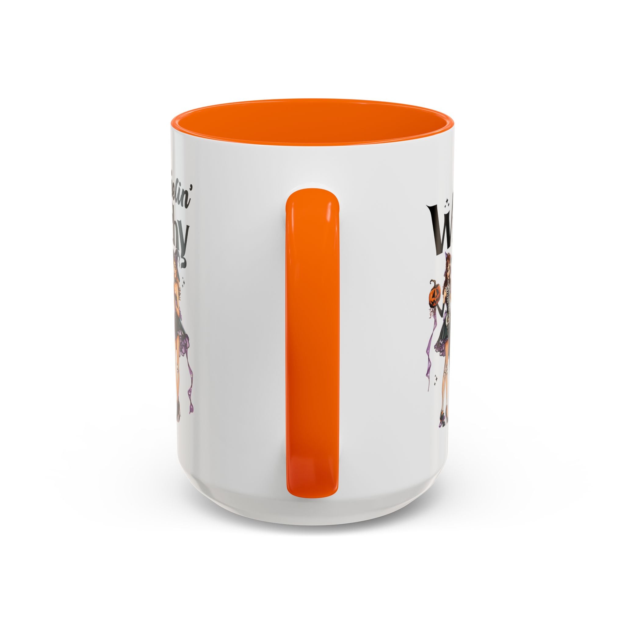 Witchy Accent Coffee Mug - Spooky Halloween Mug, Witchy Decor, Gift for Her, Fall Coffee Cup, Party Mug