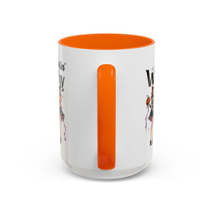 Witchy Accent Coffee Mug - Spooky Halloween Mug, Witchy Decor, Gift for Her, Fall Coffee Cup, Party Mug