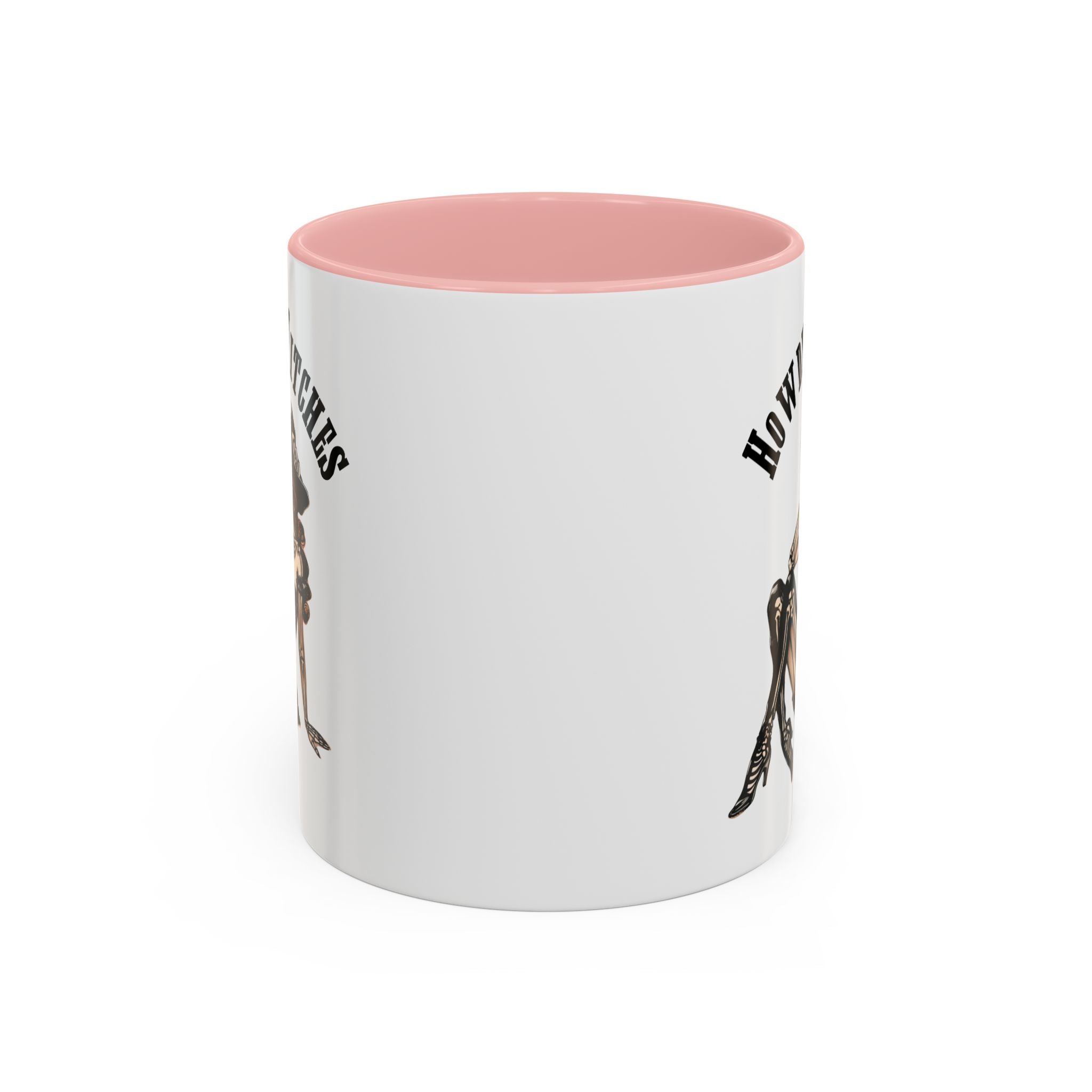 Howdy Witches Coffee Mug - Spooky Halloween Mug, Gift for Witches, Witchy Decor, Gothic Coffee Cup, Skeleton Design