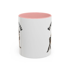Howdy Witches Coffee Mug - Spooky Halloween Mug, Gift for Witches, Witchy Decor, Gothic Coffee Cup, Skeleton Design