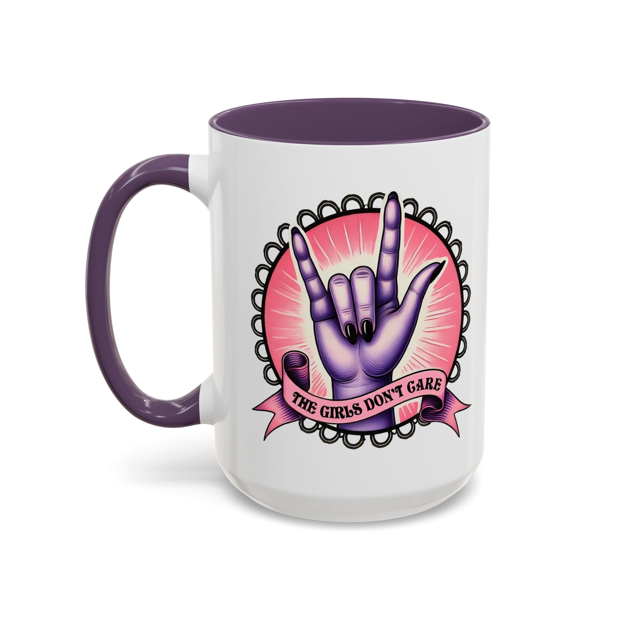 Rock 'n' Roll Accent Coffee Mug - Perfect for Music Lovers, Gift for Her, Unique Office Mug, Fun Coffee Cup, Empowering Gift Idea