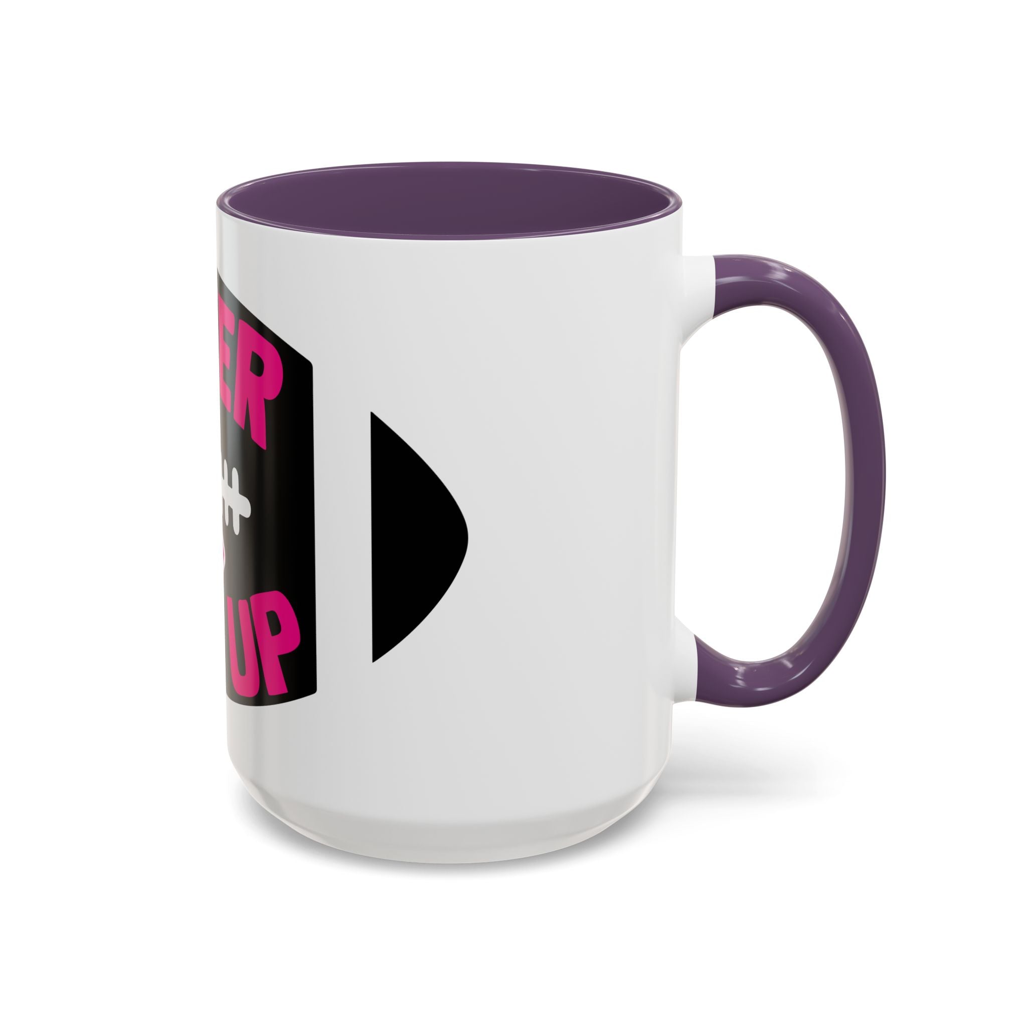 Inspirational Breast Cancer Awareness Coffee Mug - Never Give Up, Motivational Gift, Supportive Keepsake, Home or Office Decor